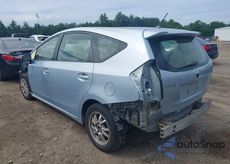 2012 Toyota Prius V Two из США, поврежденный, VIN JTDZN3EU1C3108281